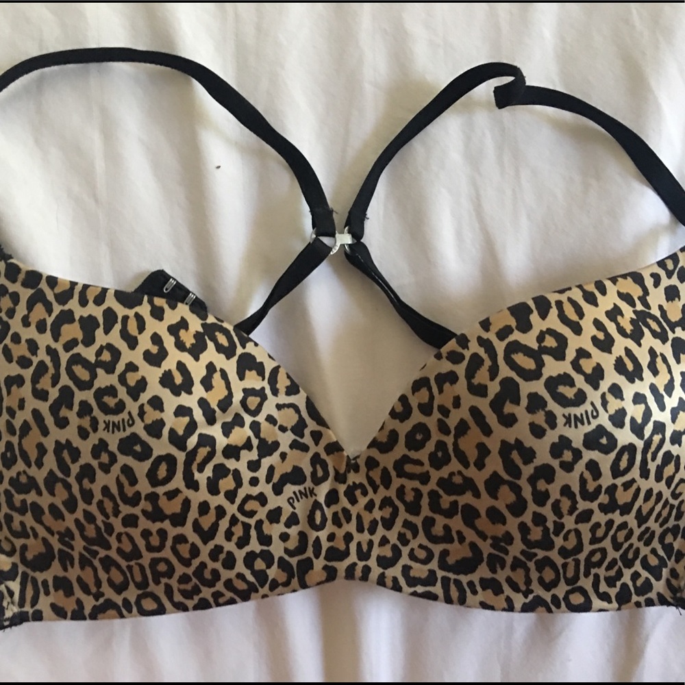 Victoria’s Secret Pink V Neck T-shirt Bra 34B